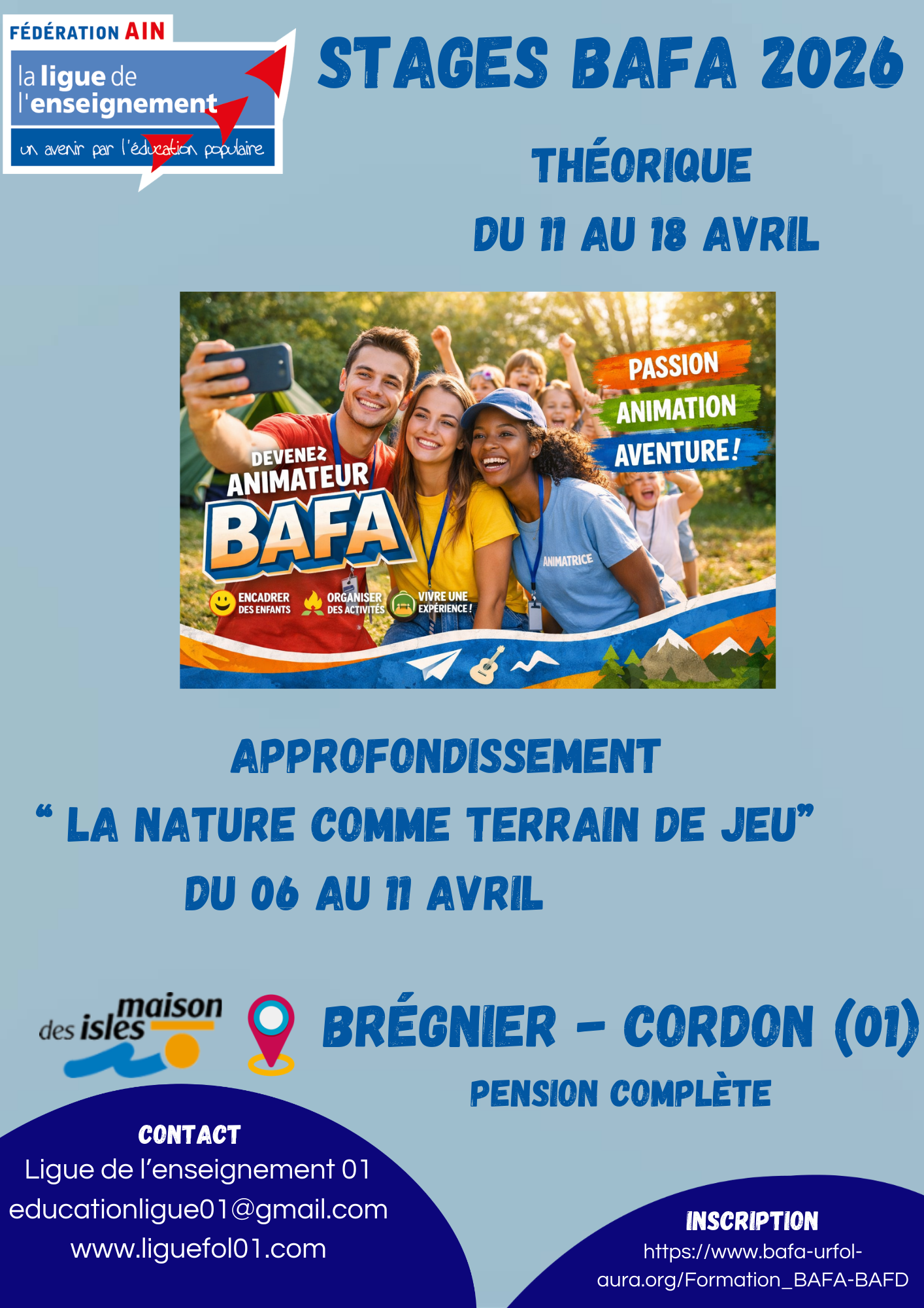 Approfondissement BAFA "La Nature comme terrain de jeu"