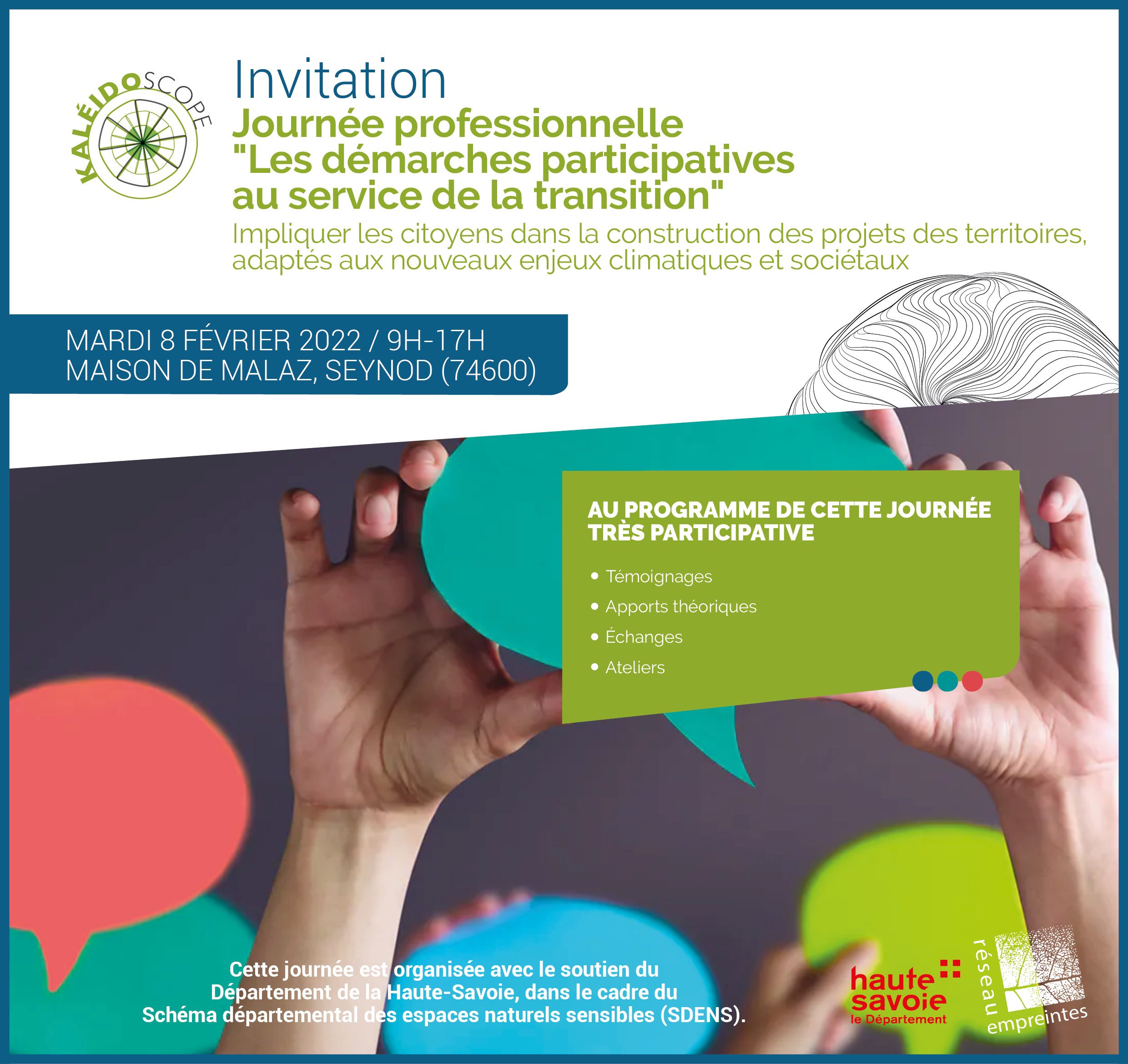 Journée professionnelle "Les démarches participatives au service de la transition" 