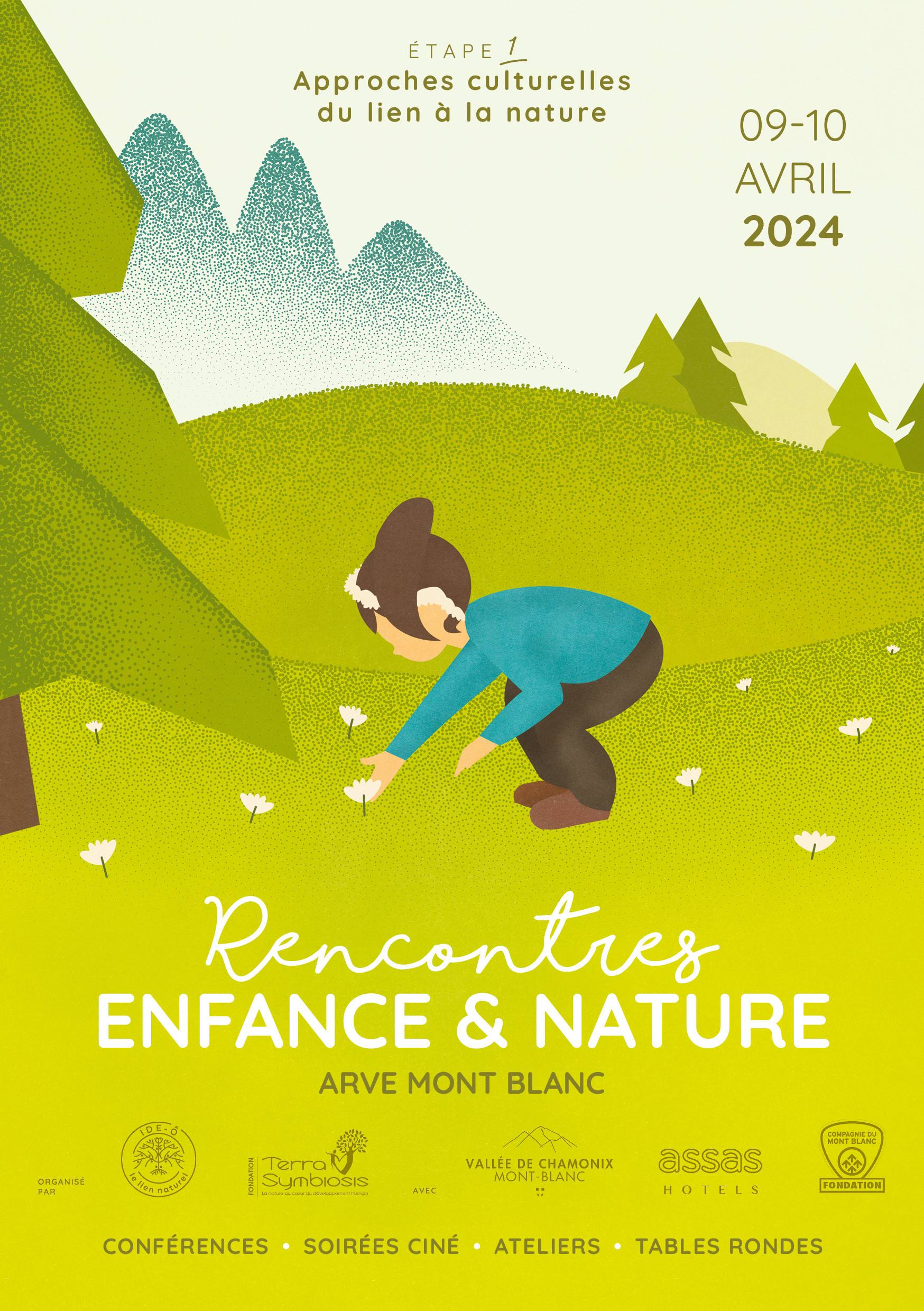 Rencontres Enfance et Nature Arve Mont-Blanc - Etape 1 - 9 et 10 avril 2024