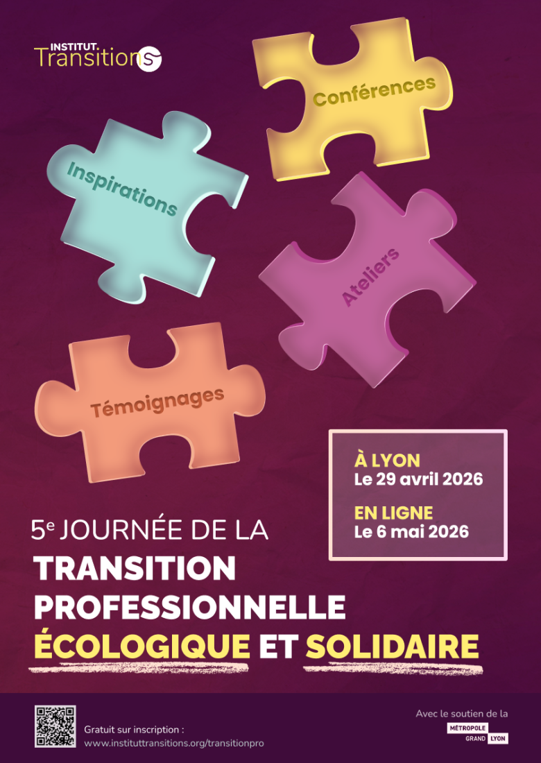 Affiche de la journée de la transition professionnelle écologique et solidaire