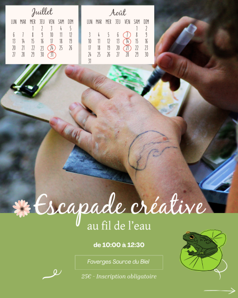 Escapade créative autour de la Source du Biel