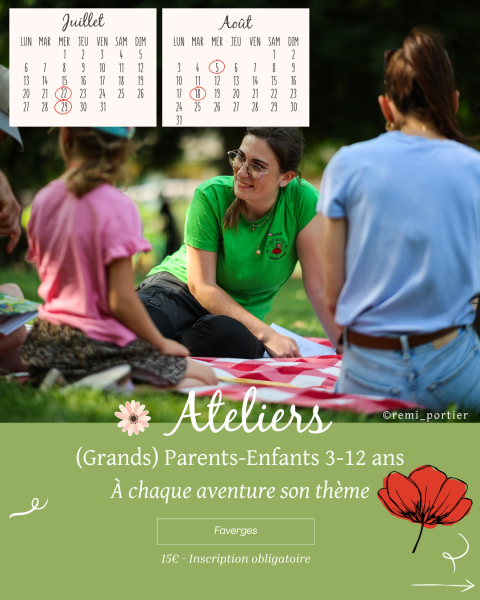 Atelier (grand) parent-enfant : un moment créatif à partager - Faverges